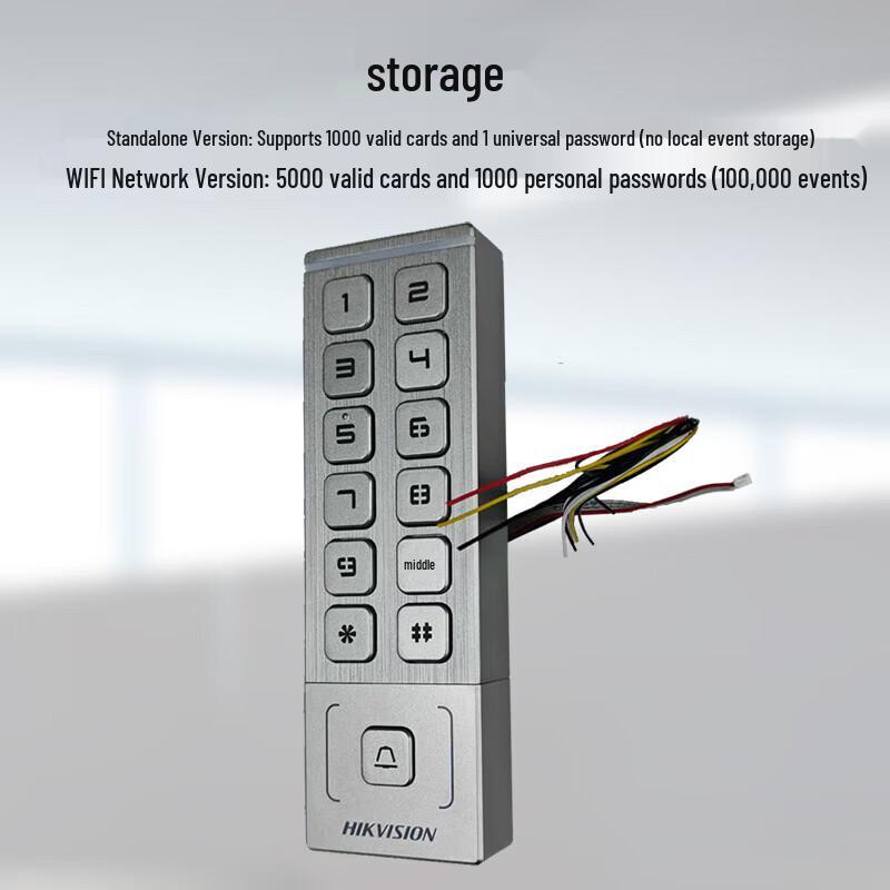 Hikvision DS-K1T809 Series Outdoor Access Control Terminal CN plug (adapter included)