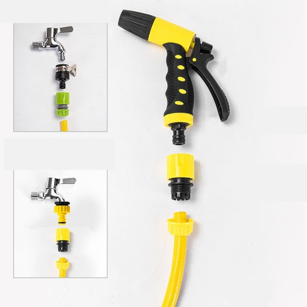 360-degree rotating nozzle head high-pressure hose garden hose water gun Heavy Duty Spray Water Hand Sprayer for Garden Lawn