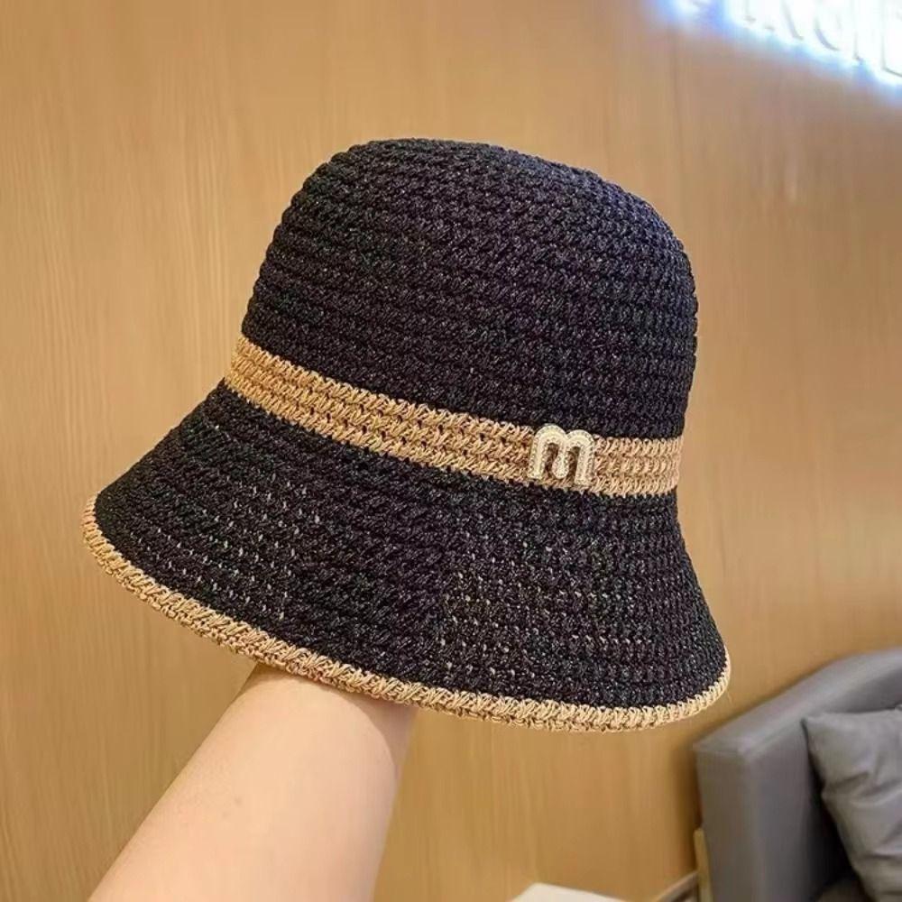 Foldable Bow Fisherman Hat Elegant Sunscreen Bucket Cap Lightweight Woman Sun Hat Camping