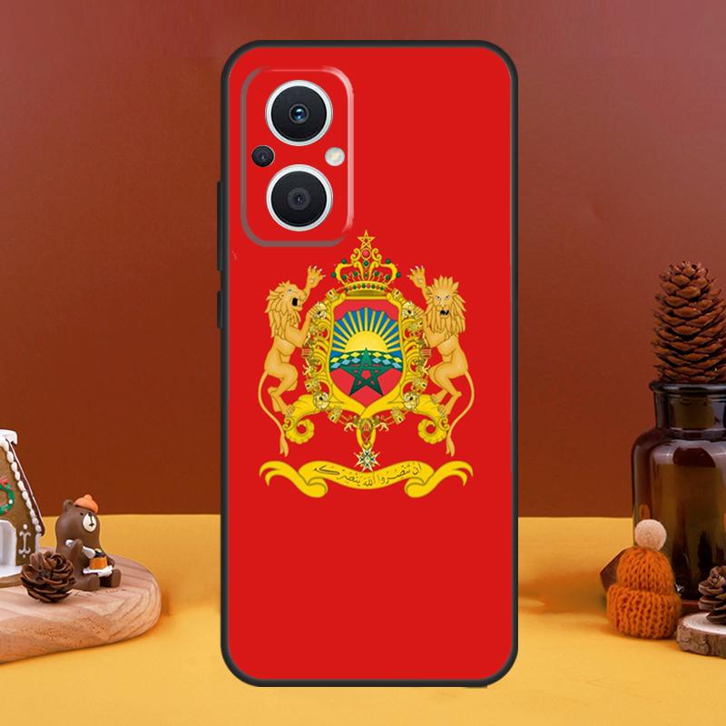 Чехол с изображением флага Марокко и герба для OPPO Reno 8T 4Z 5Z 10 Pro 11 F 4 5 6 7 8 Lite OPPO Find X5 X6 Pro X2 X3 Lite