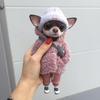 Стоящие скульптуры собак Маленькие декоративные стоячие скульптуры собак Патио-лужайка Стоящая фигурка собаки Скульптуры собак для гостиной