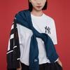 New Era Летняя футболка New York Yankees в американском стиле, короткий рукав, унисекс, белая 12360536