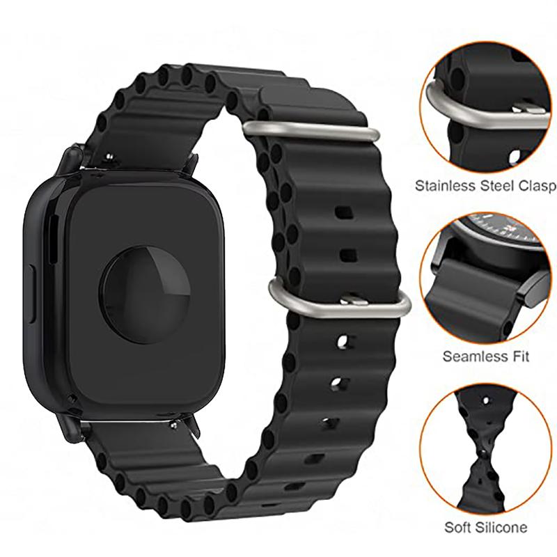 Морской ремешок Для умных часов Redmi watch 5 Lite/5 Active спортивный Браслет correa Amazfit helio/balance 2/bip 5 6 22мм Часы Ремешки