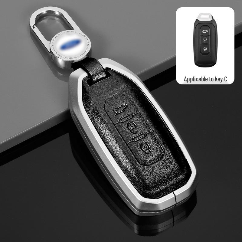 Premium Aluminum Alloy Key Cover for 2022 Ford Territory