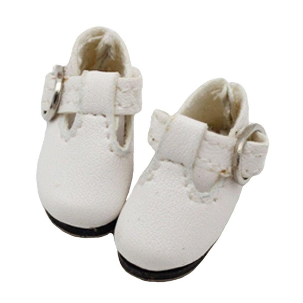 2.8cm * 1.2cm Doll Princess Shoes PU Leather Doll Sandals Lovely Mini Doll Boots  Doll Accessories
