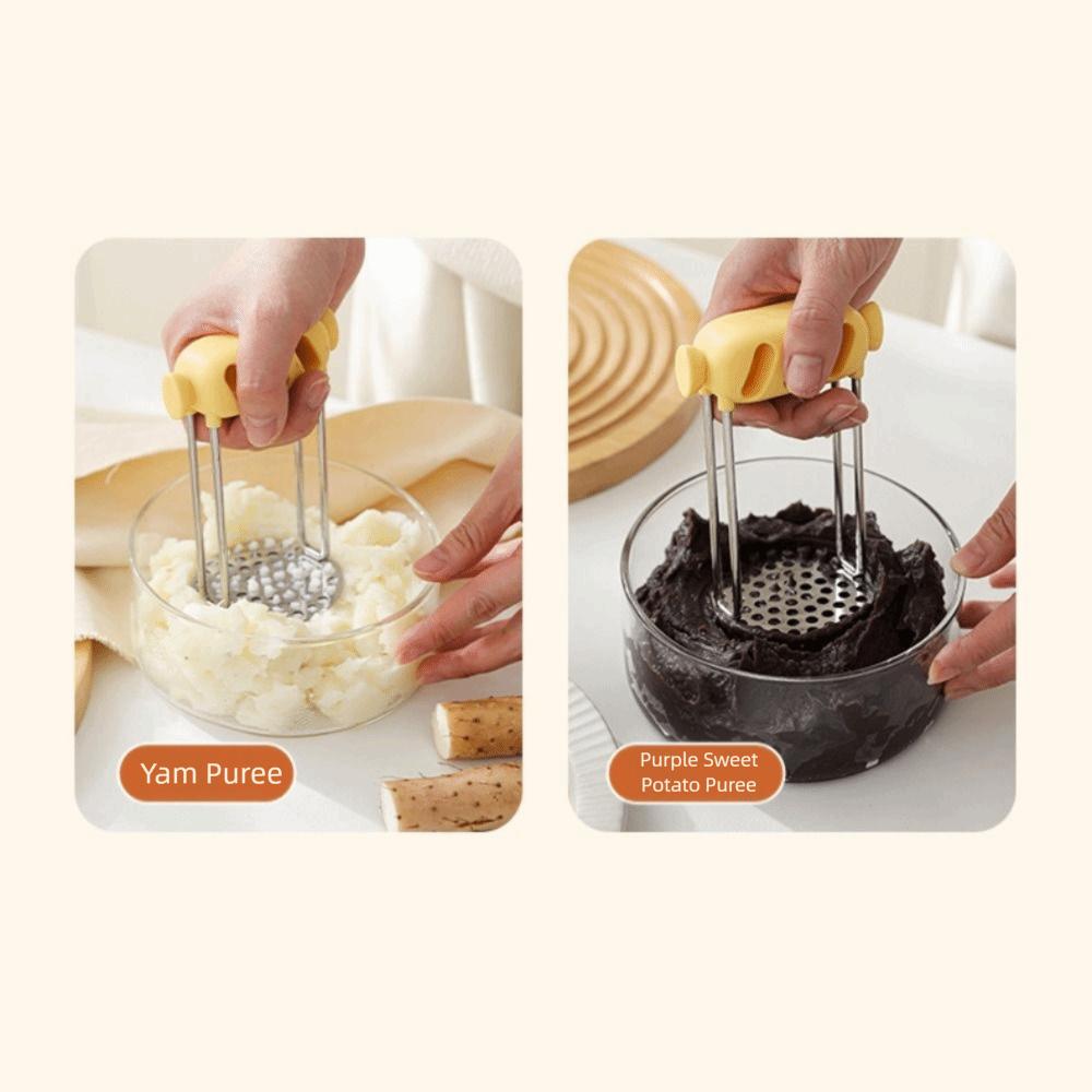 Durable Potato Ricer Stainless Steel Food Masher Practical Kitchen Gadget Cooking