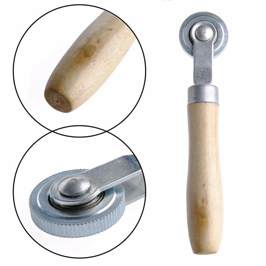 Car Tire Repair Kit Roller Auto Patch Roller Motorcycle Wheel Repair with Wooden Handle Tire Repairing Tool for Cars Accessories