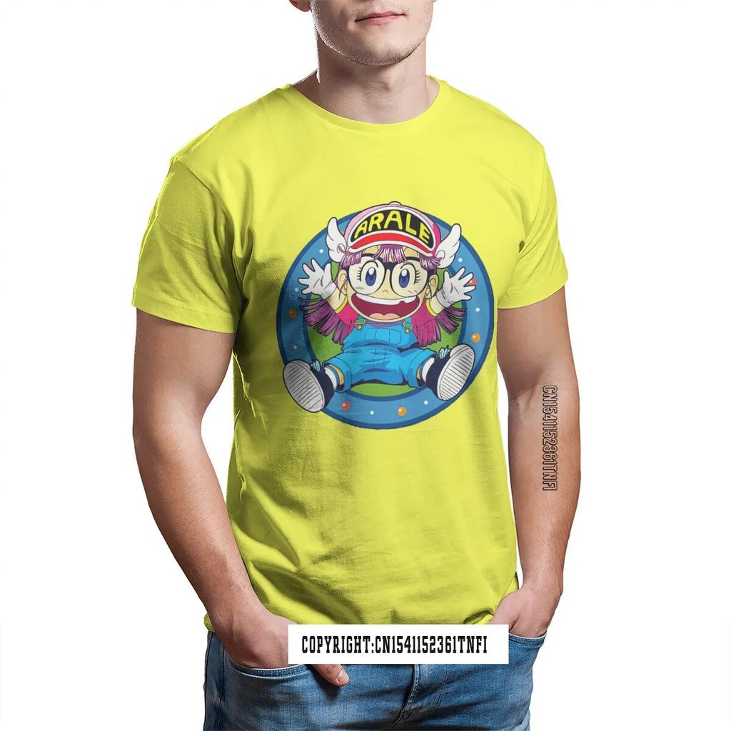 Arale Norimaki Happy Dr Slump японская черная футболка унисекса Homme футболки 100% хлопок унисекс