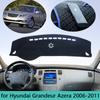 Car Dashboard Avoid Light Cover Dash Mat For Grandeur Azera 2006~2011 Car Auto Non-slip Sun Shade Pad Carpet 2007 2008
