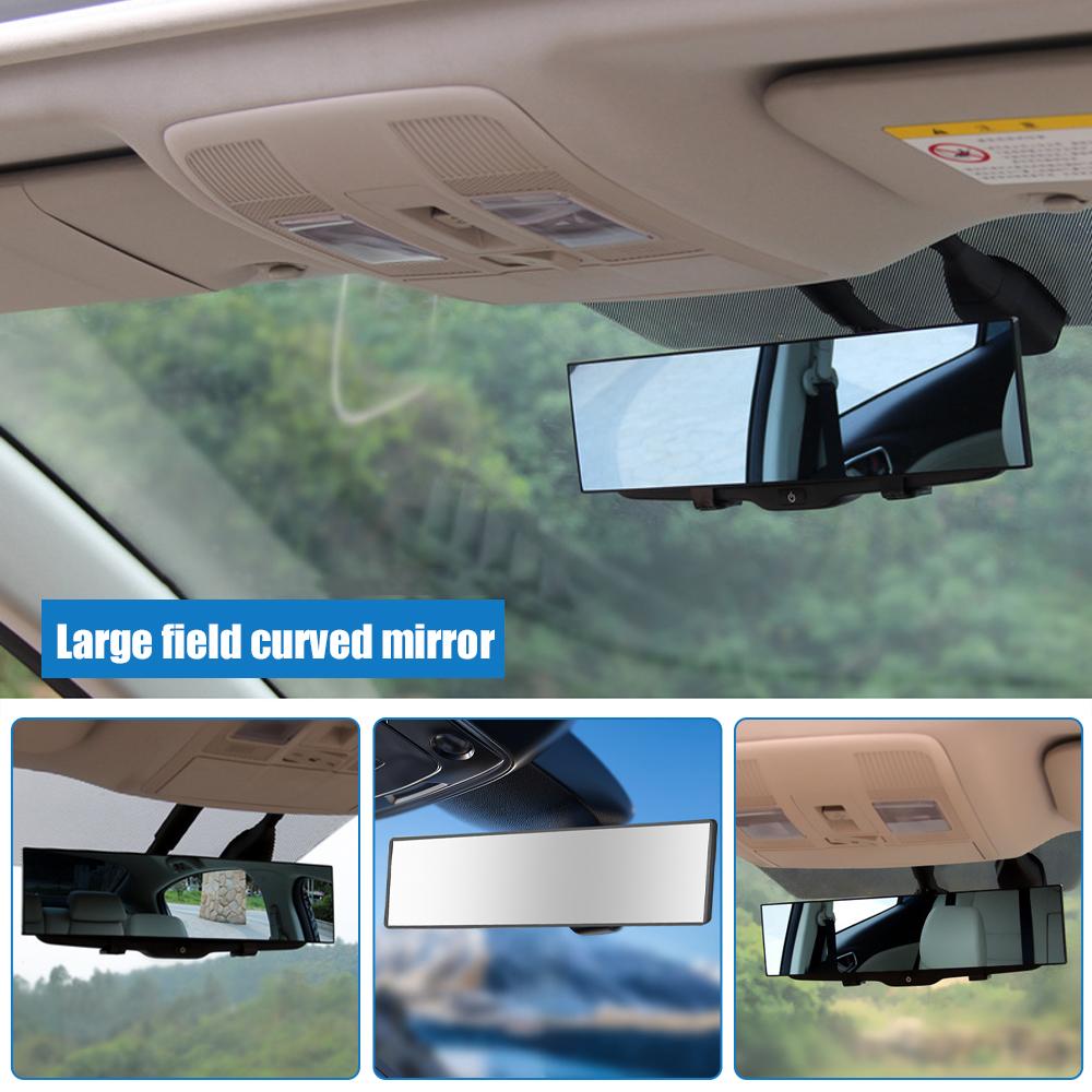 Universal Anti Glare Wide Angle Convex Rearview Mirror Car Interior Rear View Baby Child Seat Watch Blue Sun Visor Goggle Safety
