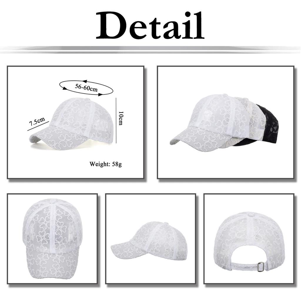 Кепка Mesh CA691 [Белый Клык], Четырехлистный клевер, Спорт, Бег, На открытом воздухе, Женская, Мужская, (белый)