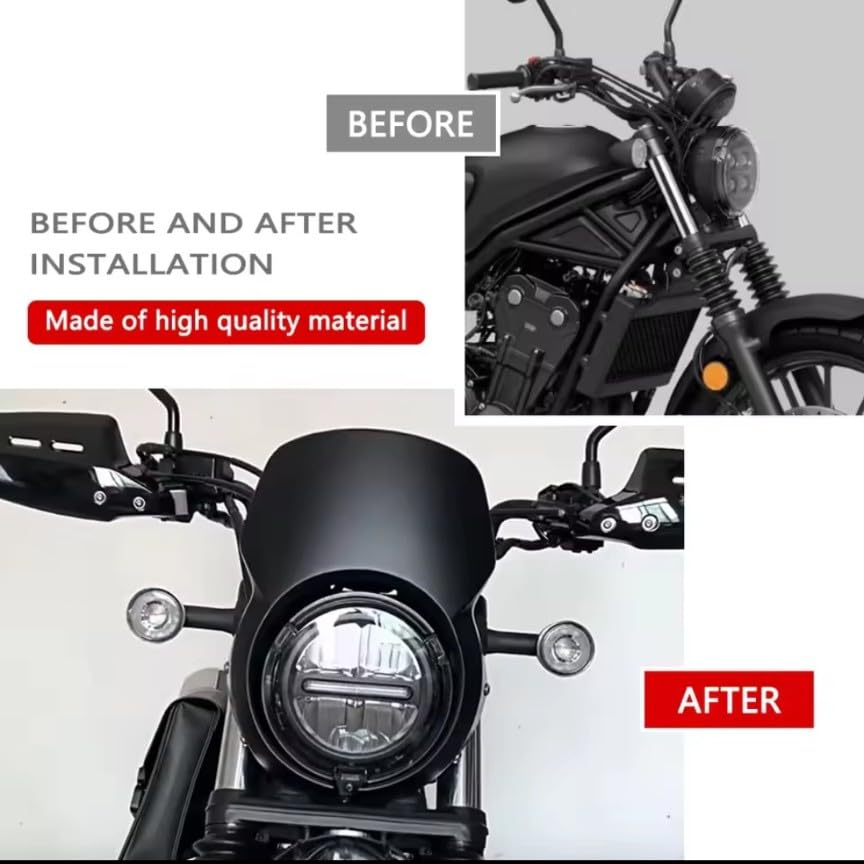 GOLDFAUST CL 250cc 500cc Бикини-обтекатель - Матовый черный, Глянцевый черный, Углеродно-черный - Передний обтекатель мотоцикла (Черный углерод)