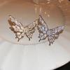 Butterfly pearl ring open ring temperament niche design high sense index finger ring fashion versatile accessories