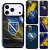Мягкий чехол для телефона с флагом Боснии и Герцеговины для iPhone 17 16 15 14 13 12 11 Pro Max Plus 17Air Мягкая силиконовая накладка