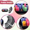 15Pcs Electric Heated Hair Rollers Curling Tube Compact Easy to Carry Instant Heat Professional 100W
