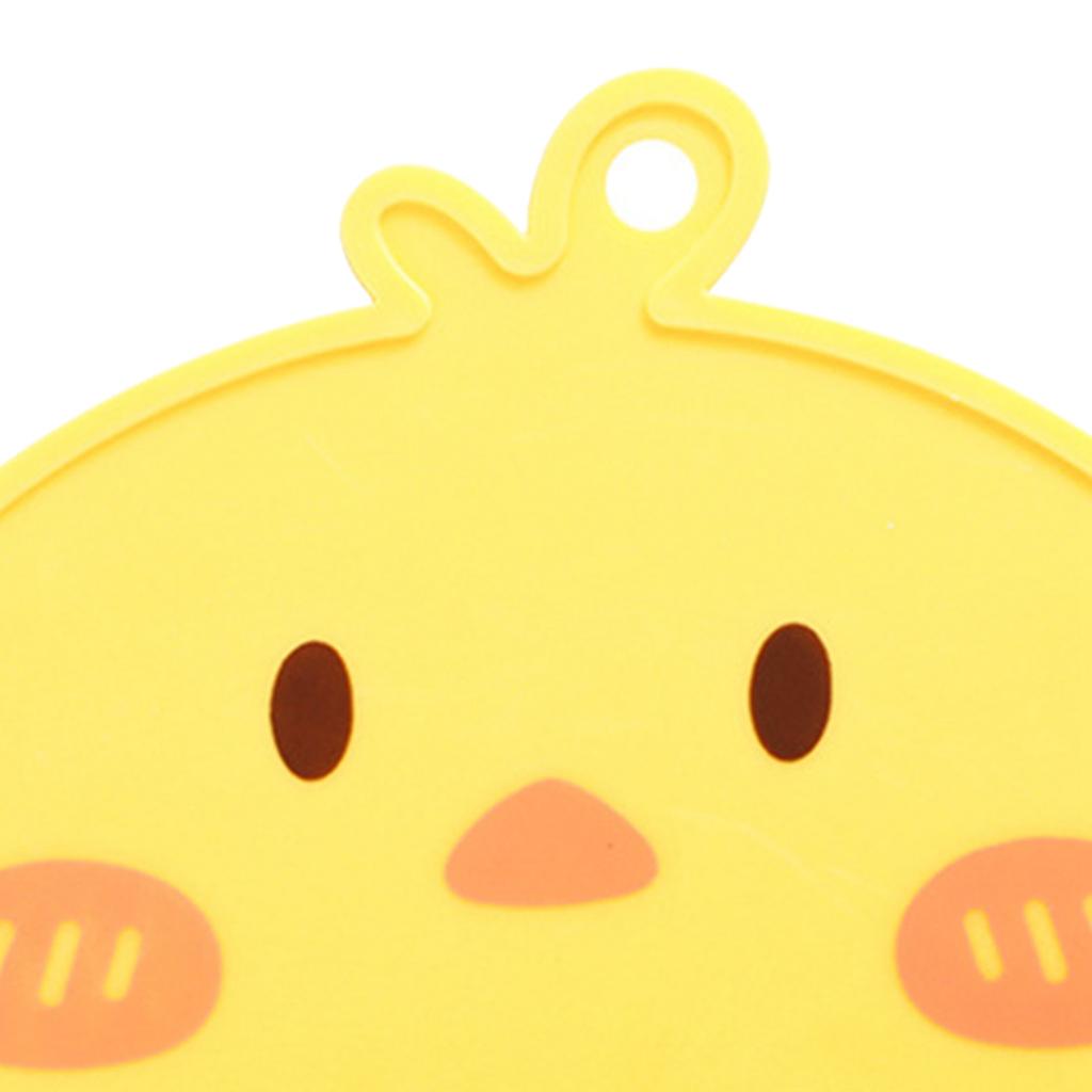 Shower Squeegee Cartoon Shaped Easy Cleansing Window Mirror Water Scraper for Home Bathroom Yellow