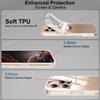 Противоударный силиконовый мягкий ультратонкий чехол для iPhone 16 Pro Max Plus прозрачная задняя крышка для iPhone 16Pro 16 ProMax 16+ Shell