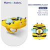 Baby Float With Crotch Strap  Inflation-free Solid Core Mambobaby Kid Swimming Ring Have Sunshade 0-7 Yeas Old Swim Pool Tube