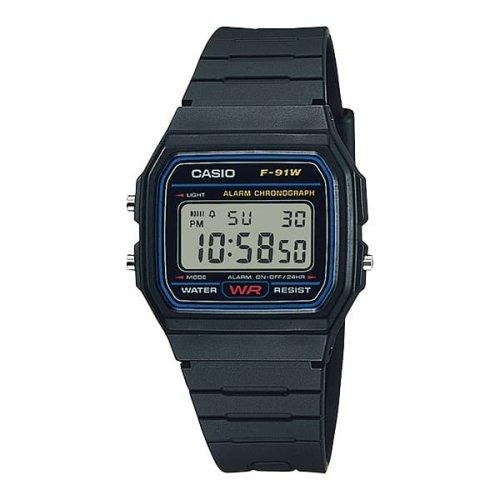 Casio CASIO Классические цифровые часы F-91W-1DF