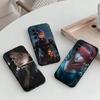 L-Ling Cage  Phone Case For Samsung S25,S24,S21,S22,S23,S30,Ultra,S20,Plus,Fe,Soft Silicone Black Cover