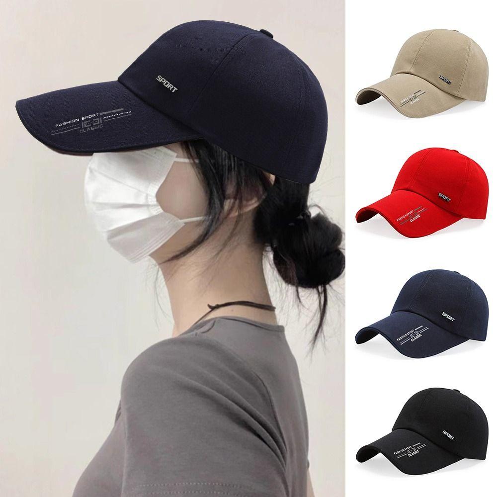 Adjustable Sun Hat Embroidery Snapback Hat Casual Visor for Men Women