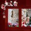 1pc Fashion Santa Christmas Door Corner Decor Snowman Reindeer Frame Sign Wooden For Party House