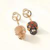 With Buckle Skeleton Keyring Mandala Skull Key Chain Pedant Bag Charm Pendant Skull Keychains  Car
