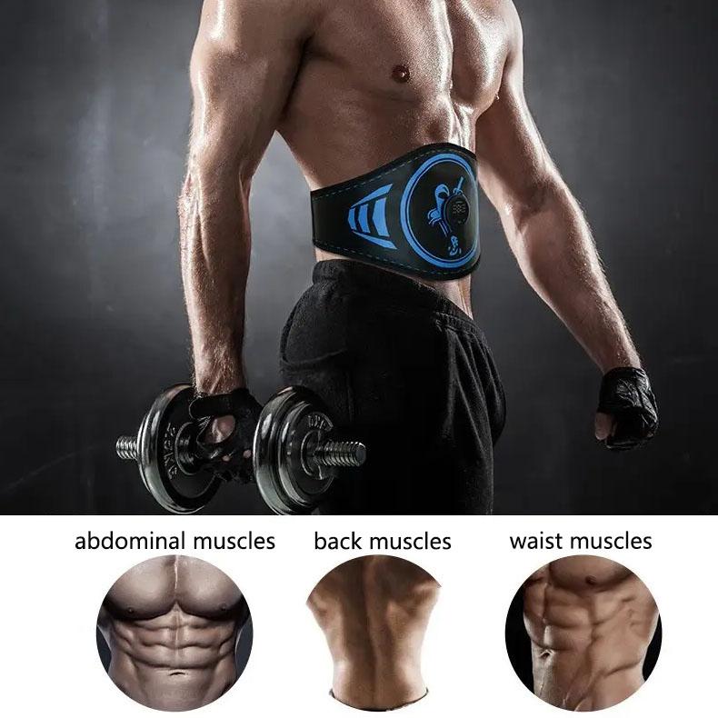 Перезаряжаемый USB-порт для похудения. Тренировка мышц. Артефакт. Пояс из приятного для кожи материала. Сжигатель жира. Тонкий живот и красивые ноги. 6 режимов. 18 скоростей.