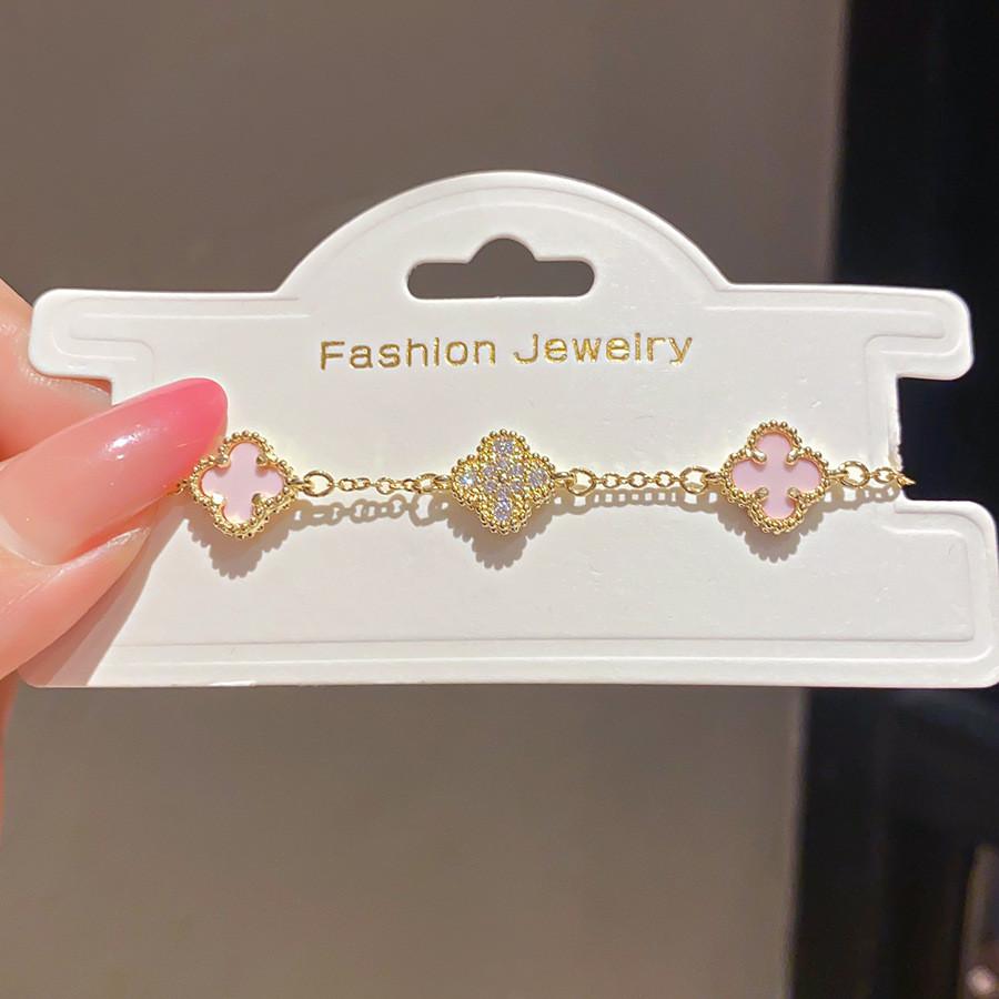 Zircon Flower Hand Chain Highend Design Stylish Accessory For Women