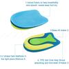 2 Pairs Silicone Gel Heel Pads for Plantar Spur Pain Relief Shock Absorption U-Cup Insole Cushions for Foot Comfort