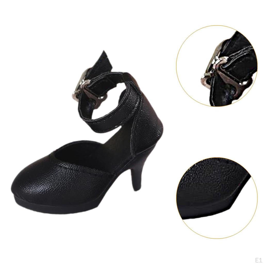 1/4 Doll High Heel Shoes, Mini Comfortable DIY Decoration, Costume Accessories for
