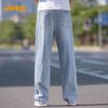 Jeep Men's Tencel Blend Summer Straight-Leg Jeans