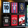 Football Jersey Name Poster Home Living Room Bedroom Bar Cafe Art