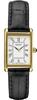 Seiko Watch Square Design Quartz SWR054 White Dial X Black Leather Band [Seiko] Women's [Item]
