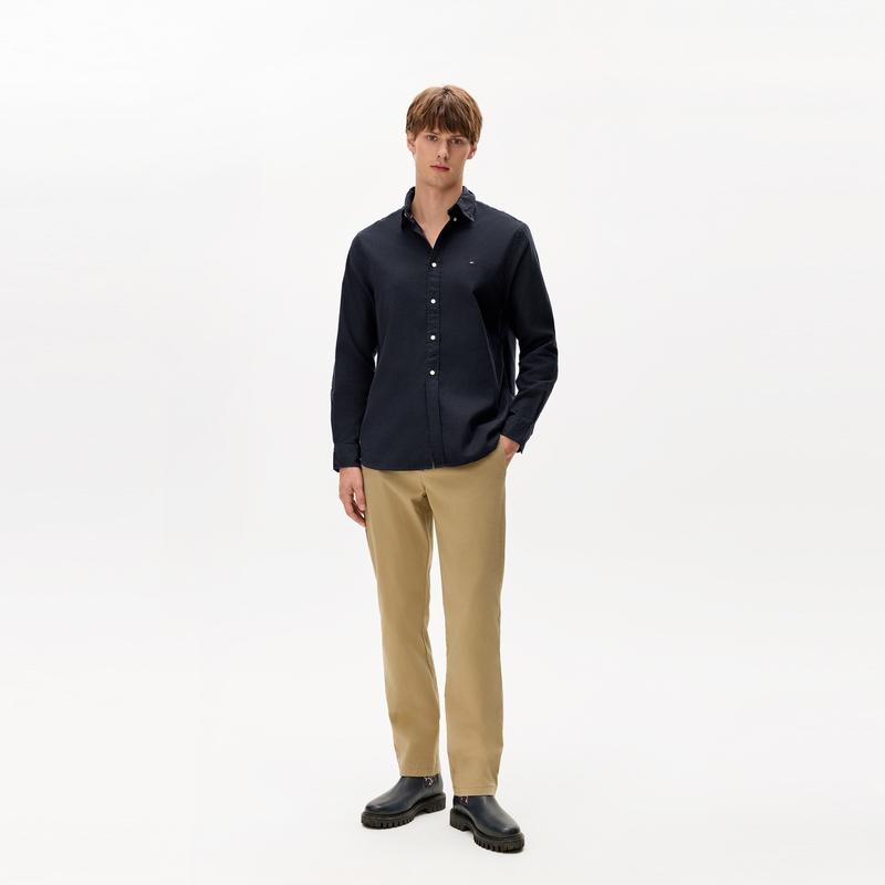Tommy Hilfiger Рубашки Мужские Лацкан Умеренный Другое MW0MW36824