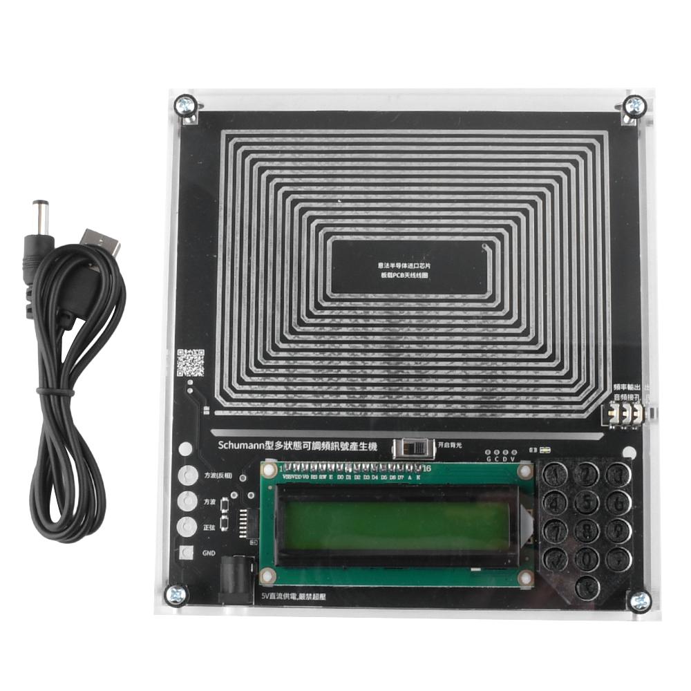 Schumann Wave Generator - Adjustable Frequency 0.1Hz-30KHz Signal Generator with USB/DC Power, Sine/Square Wave Output