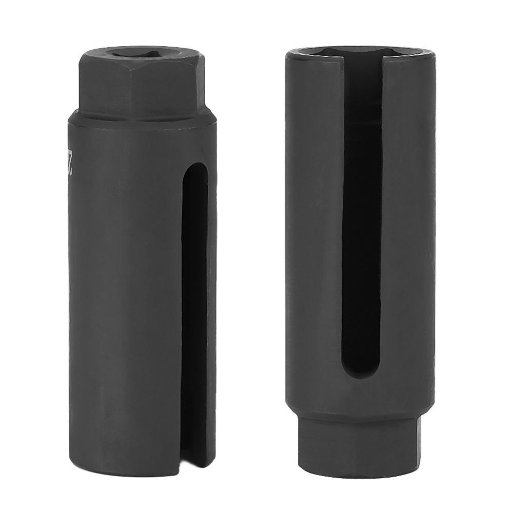 7/8 Inch Socket Narrow Mouth Sensor Sleeve Oxygen Sensor Drive Tool For Universal Vehicles