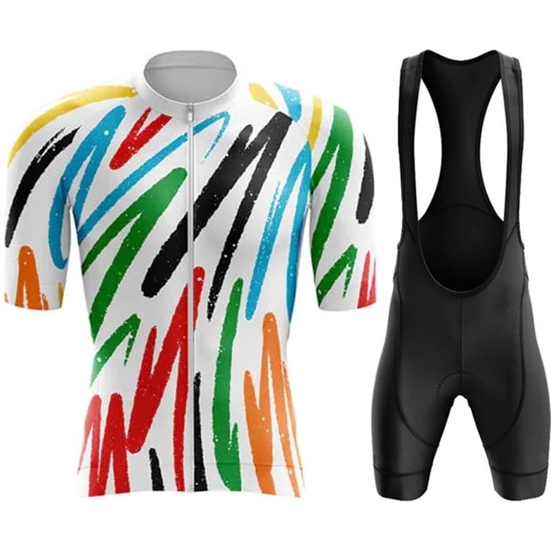 Комплект летней велосипедной майки с коротким рукавом для мужчин MTB Maillot Ropa Ciclismo Велосипедная одежда Дышащая велосипедная одежда