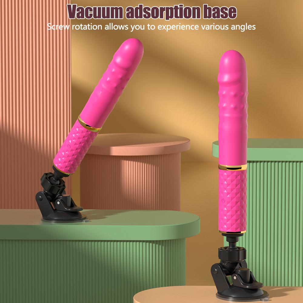 Thrusting Vibrator Dildo Sex Machines Suction Cup 10 Mode Clitoral Vagina G Spot Anal Stimulation Adult Sex Toys for Female Men