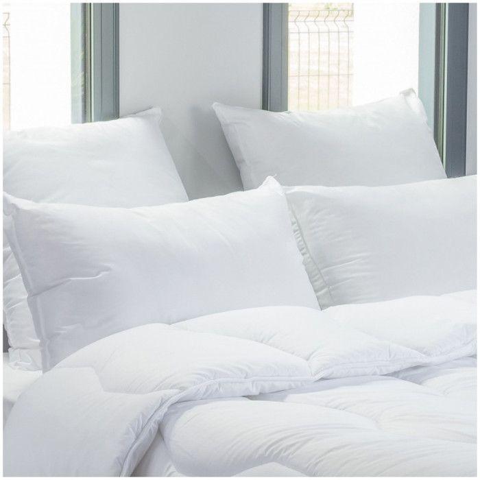 Set of 2 Pillows 45 X 70 Cm Blanrêve "Softness" Range Anti-Dust Mite Treated