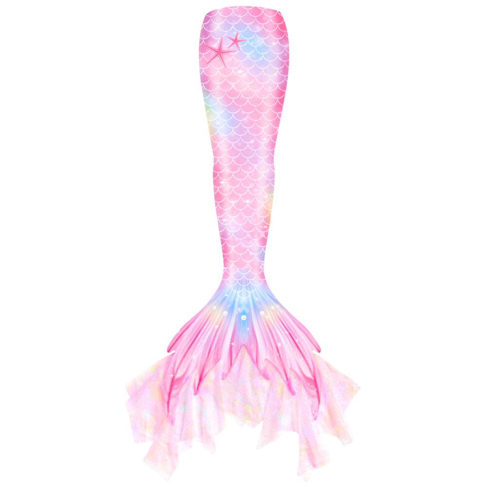 Трехкомпонентный купальный костюм для девочек «Принцесса Ариэль Русалочка»