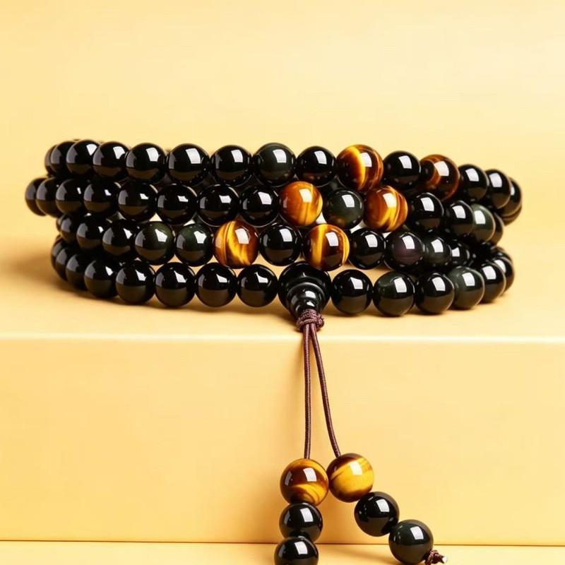 New Chinese Style Glazed Bead Bracelet Five Wealth Gods Attraction Jewelry