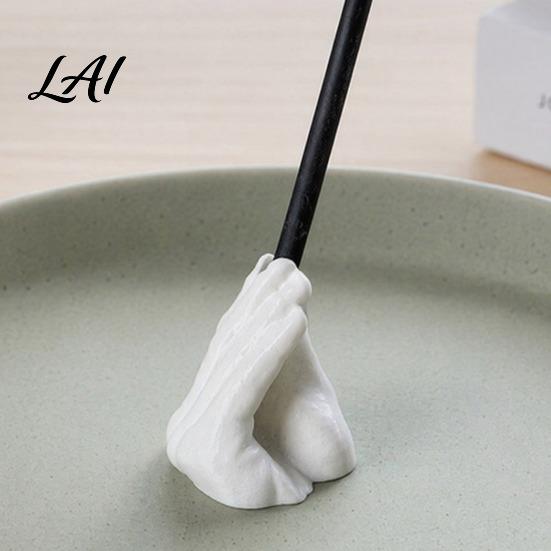Подставка для ручек Забавная Жест Руки для Стола 3D Печатная Креативная Новинка Стенд для Карандашей Настольный Органайзер Офисные Аксессуары Чашка