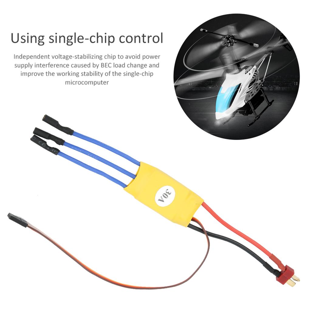 30A ESC T Plug 3.5mm Quadcopter Drone Brushless ESC Upgrade Part Accessory