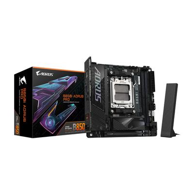 GIGABYTE B850I AORUS PRO - игровая материнская плата Mini-ITX белого цвета MB6680 для небольшого ПК на базе AMD Ryzen