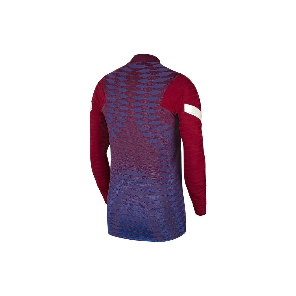 Nike Barcelona 2021/22 Training Elite Drill L/S Soccer Jersey Red/Blue Men Streetwear CW1377-621