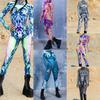 3D Digital Printing Stage Performance Costumes Adults Halloween Events Carnival Theme Party Cosplay Outfit Pretend Game Jumpsuit