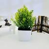 Myrica Rubra Leaf Citrus Leaf Faux Green Potted Plant Home Decor And Gift