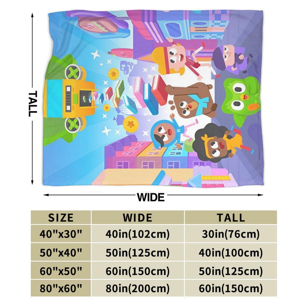 Duolingo Сова Duo Вязаные одеяла Фланелевые Мультяшные Милые Супер теплые Пледы для Дома Дивана Спальни Одеяло