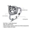 Umcho Женское кольцо со шпинелью на юбилей, день рождения, День святого Валентина, ювелирные изделия, подарки для женщин, жены и девочек